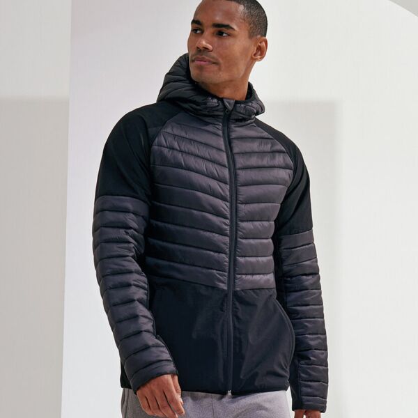 Men's TriDri® insulated hybrid jacket Thumbnail